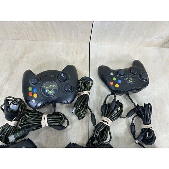 Microsoft Xbox Original Controller Bundle Lot Of 5 Total (Controllers Only) - Picture 2 of 9